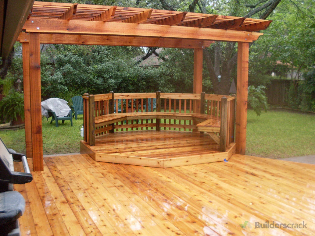 New Pergola, Deck and seating area