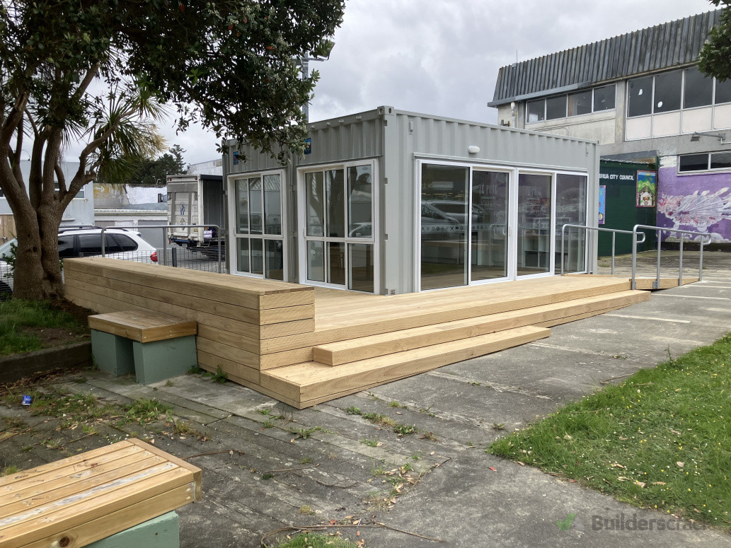 Decking with seating