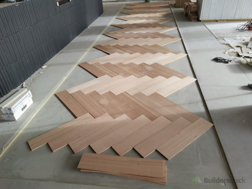 Ceramic Tiles with Herringbone Inlay-NZID