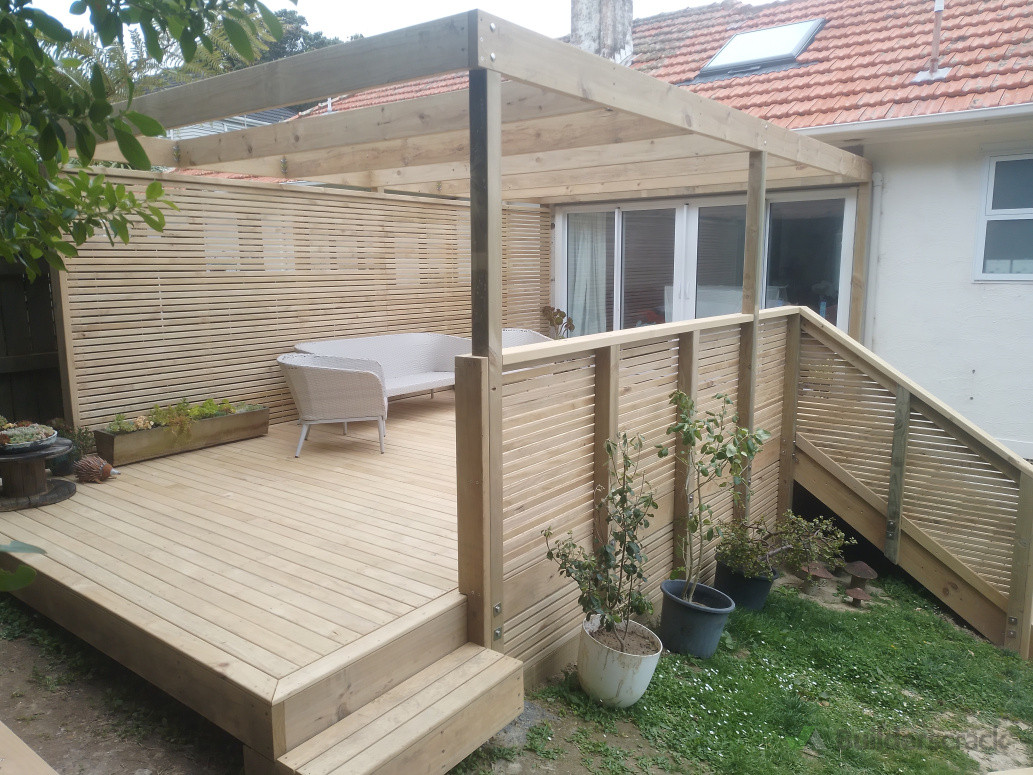 New deck and pergola