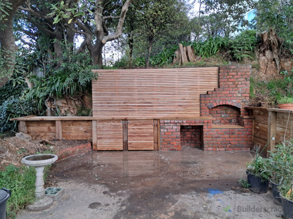 Finished view from the house