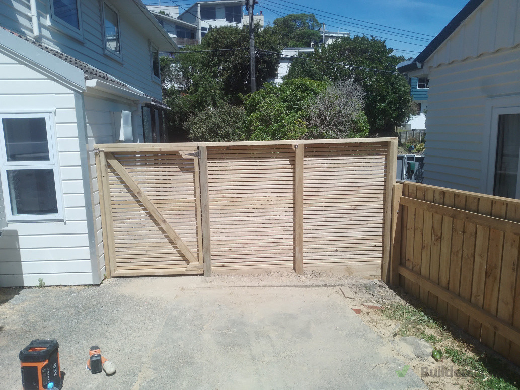 New privacy fence