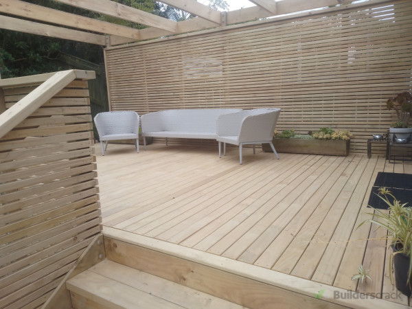 New deck and pergola