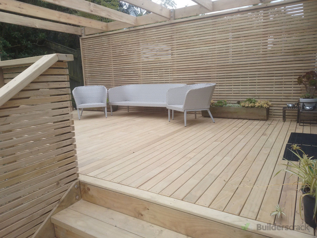 New deck and pergola