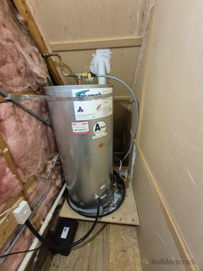 Hot water cylinder check