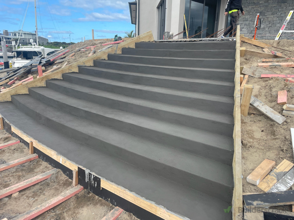Concrete stairs