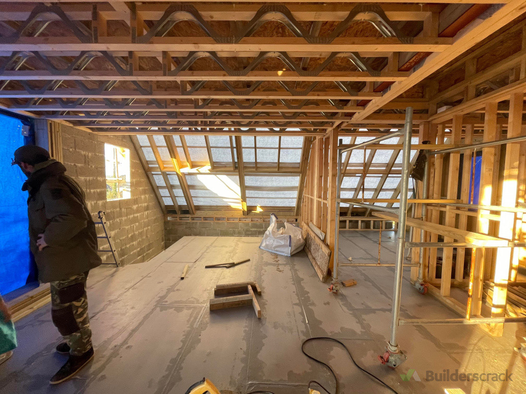 Upstairs renovation on an existing house