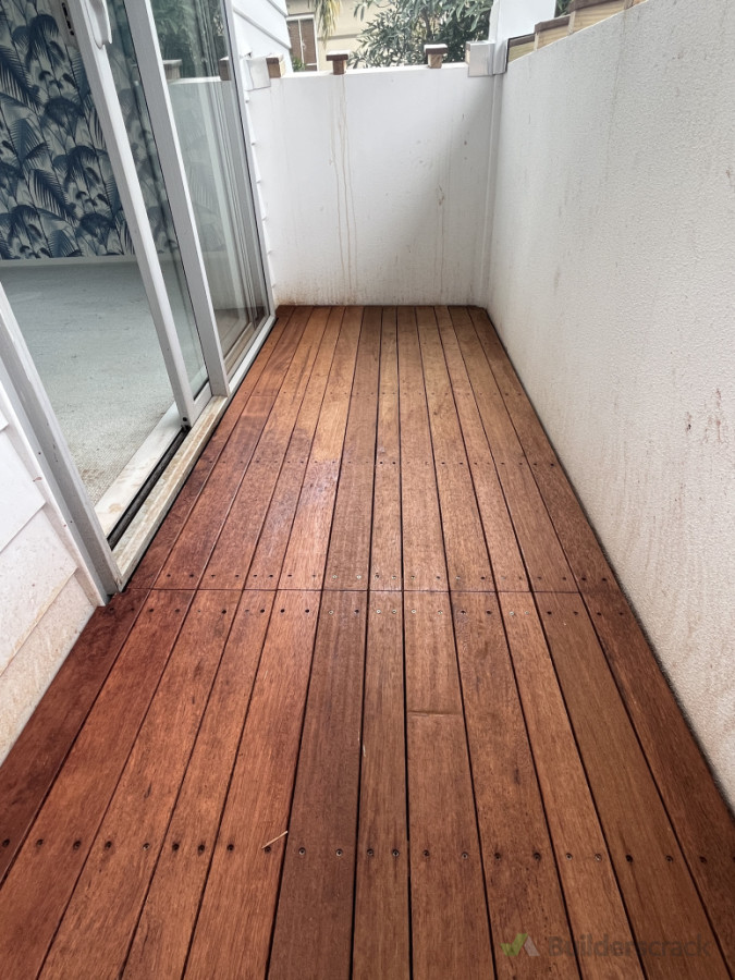 Balcony decking