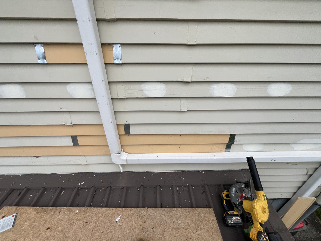 Rotten weatherboard change