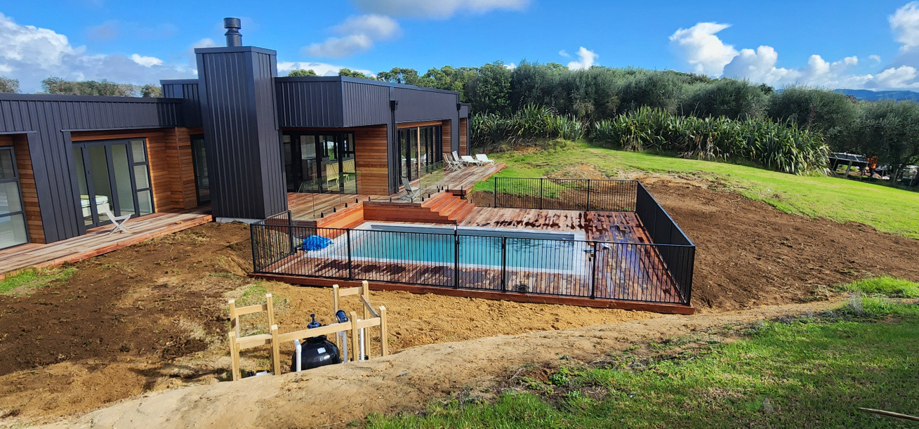 Entire Outdoor Transformation .