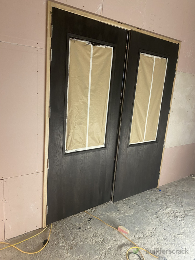 Dark walnut satin finish