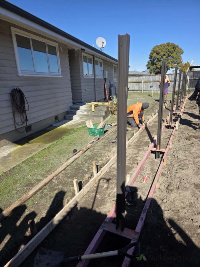 New fence prep