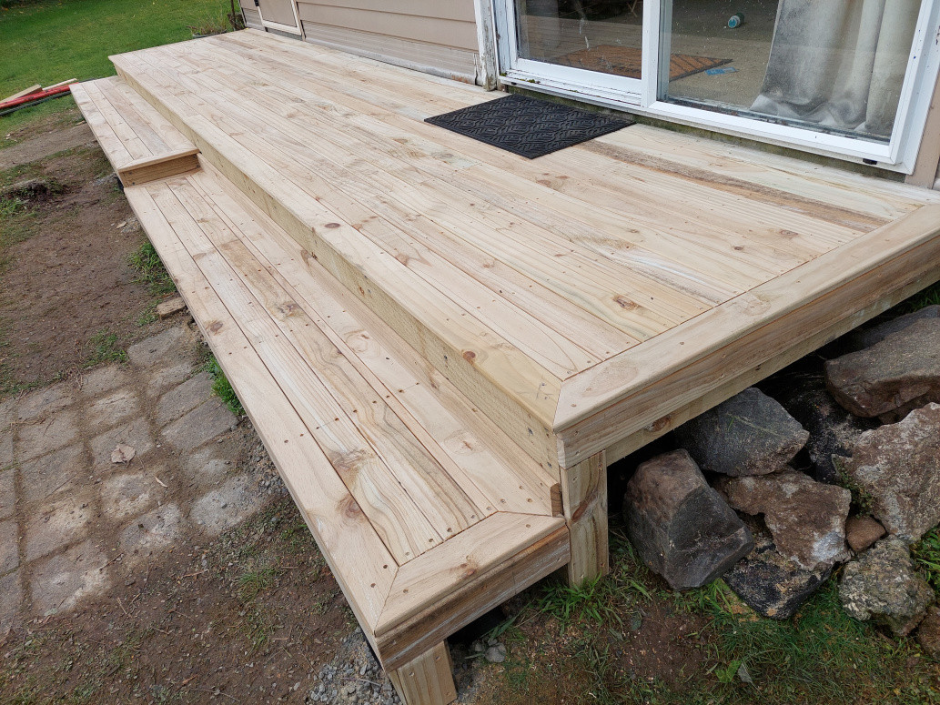 Small decking addition.