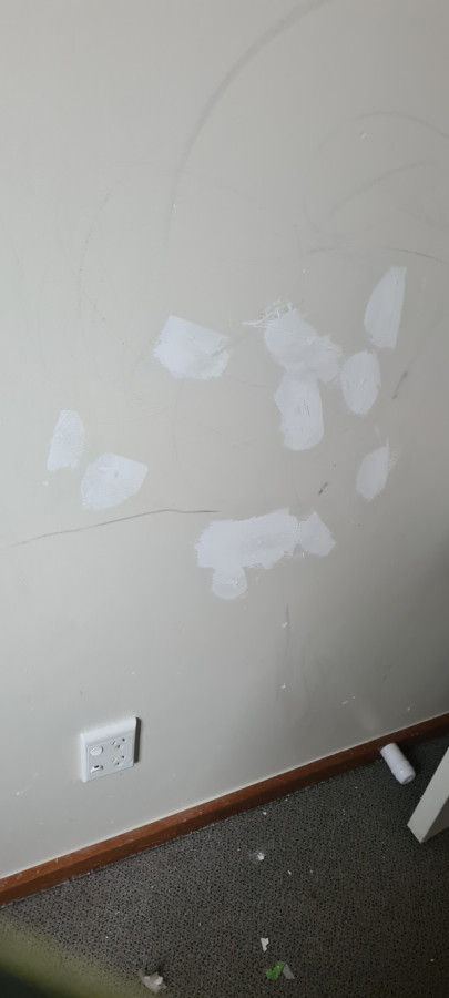 Prepped for painting