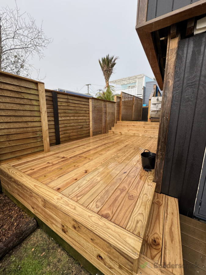 Deck restructure and rebuild in hatfields beach