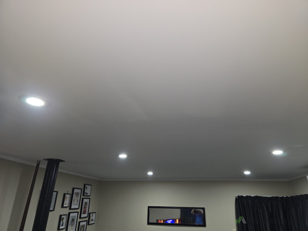 Ceiling repaired and painting completed