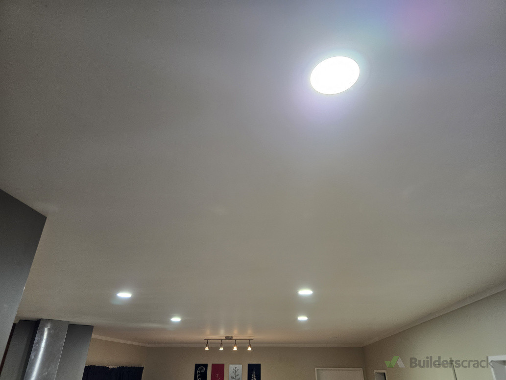 Ceiling before prep and paint