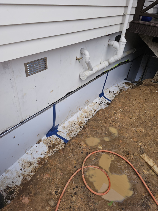 Coreflue install tanking job @ st. John