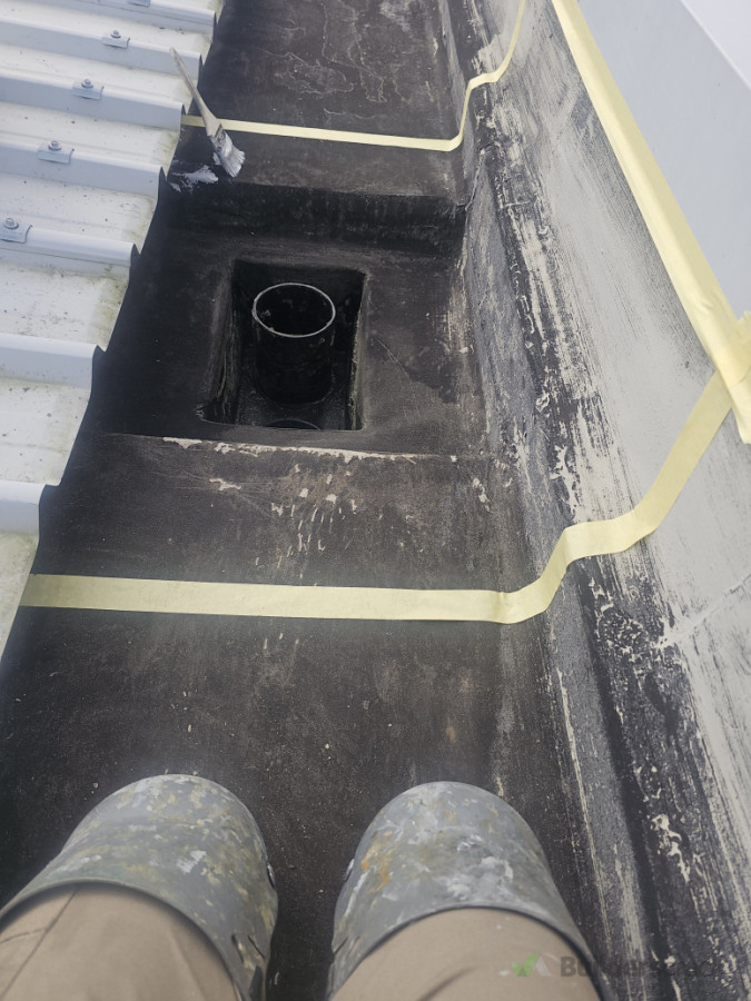 Cleaned and prep gutter