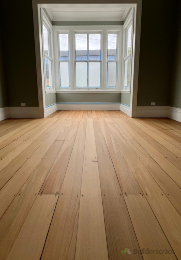 Kauri finished with "invisible" coating