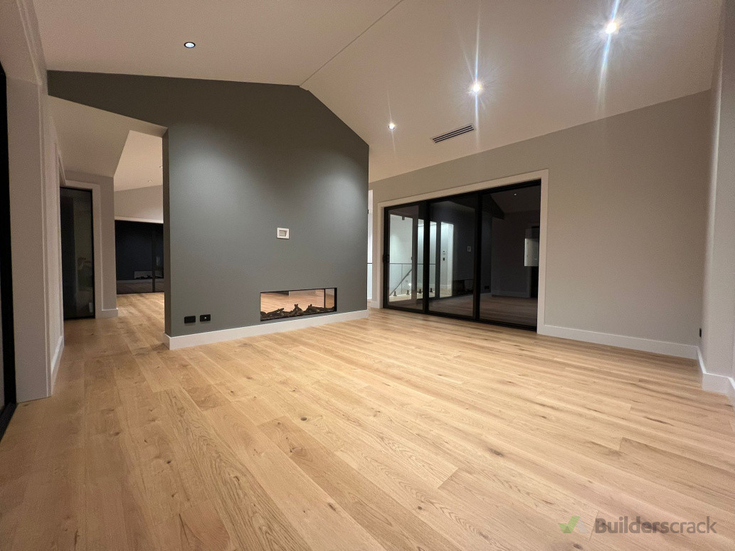 Engineered oak installation + invisible Coating system