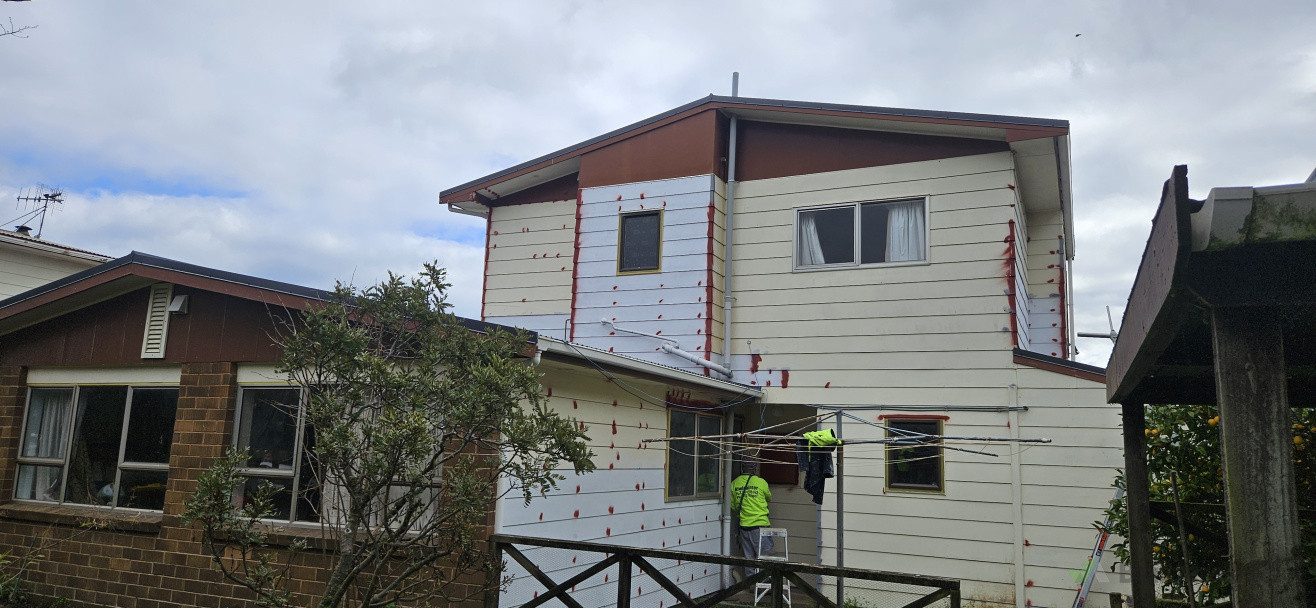 Ramati south two stories house exterior painting front