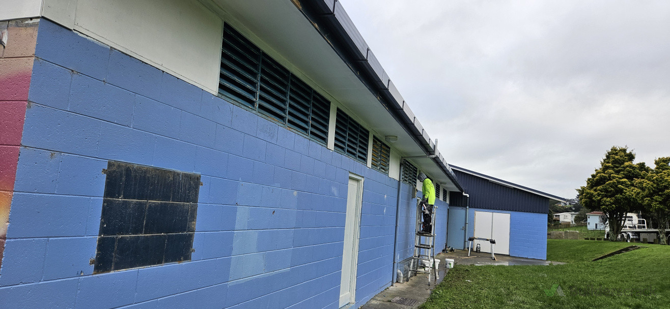 Titahi bay boy and girl change room painting interior and exterior before