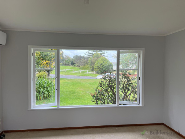 Paint whole house with walls, ceiling, and windows