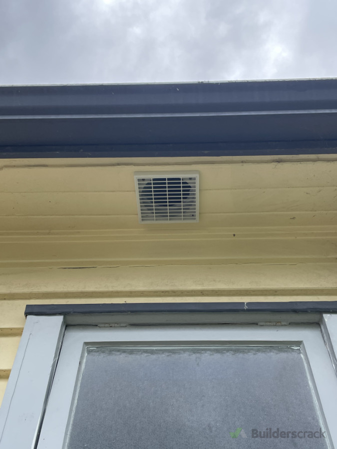 Extraction Fan Outside Vent Install