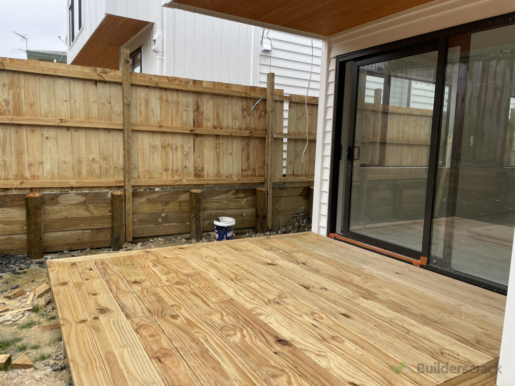 Decks built in New developments
