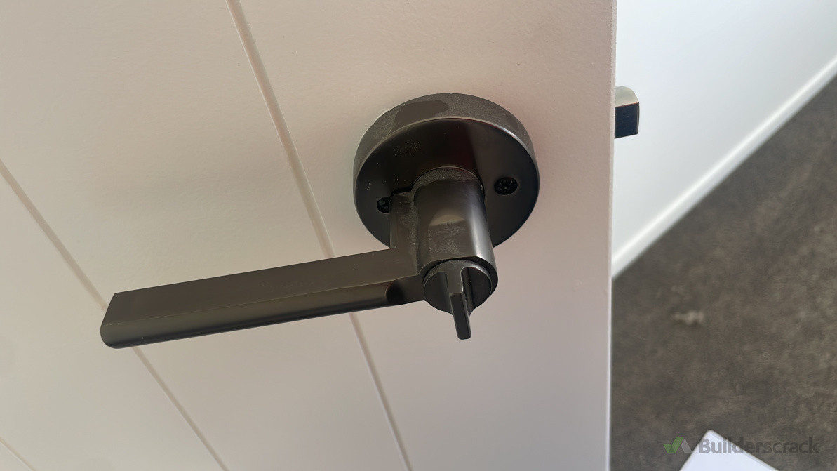 Door Handle installed