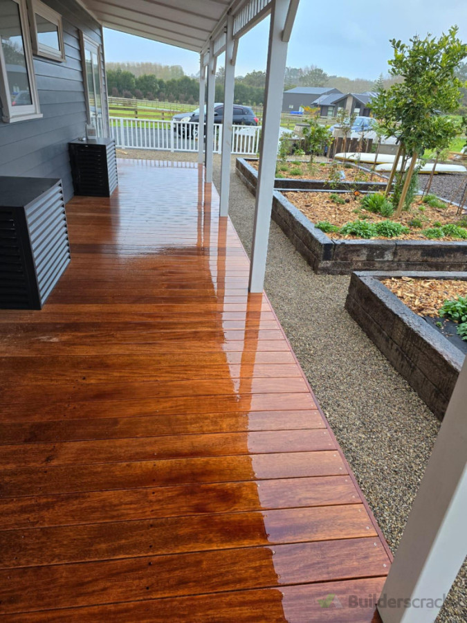 complete refurb on outside deck