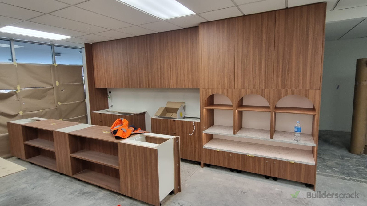 kitchen install @ AUT  kindy in cbd for Kalmar