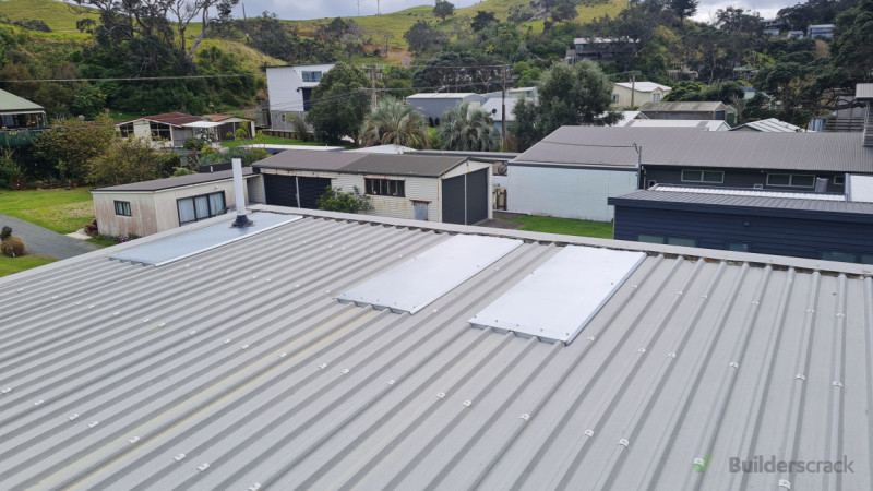 Completed job: corrosion beneath the flashings treated and protected – roof restored for long-term durability
