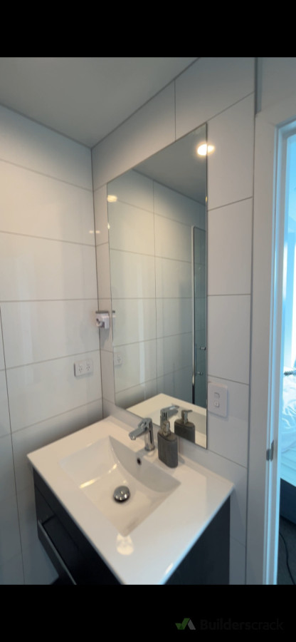 Final bathroom sink, Manukau