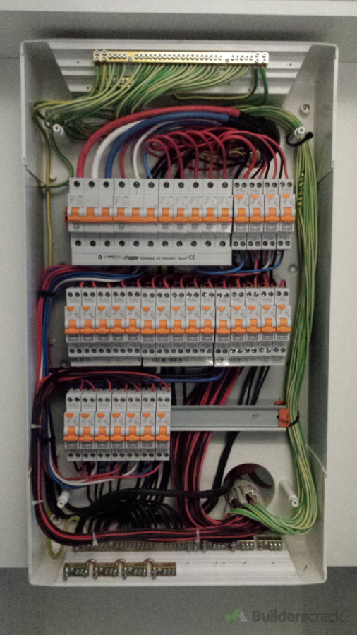 My O.C.D, is on show here replacing 3 phase domestic switchboard.