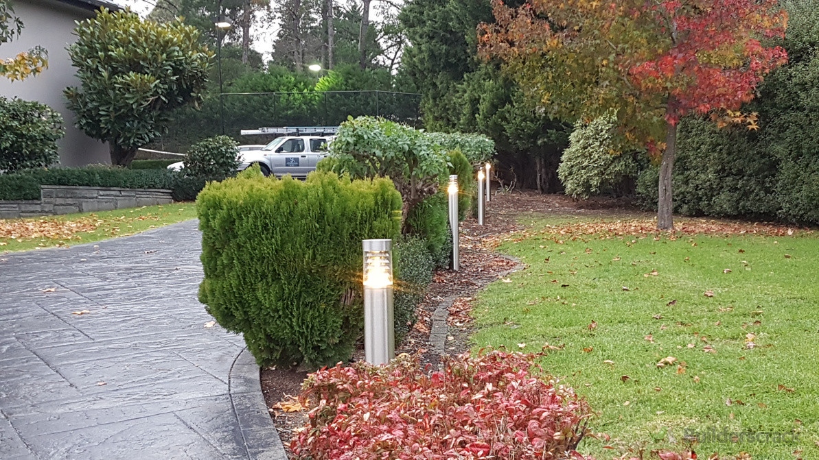 Replaced garden lighting.