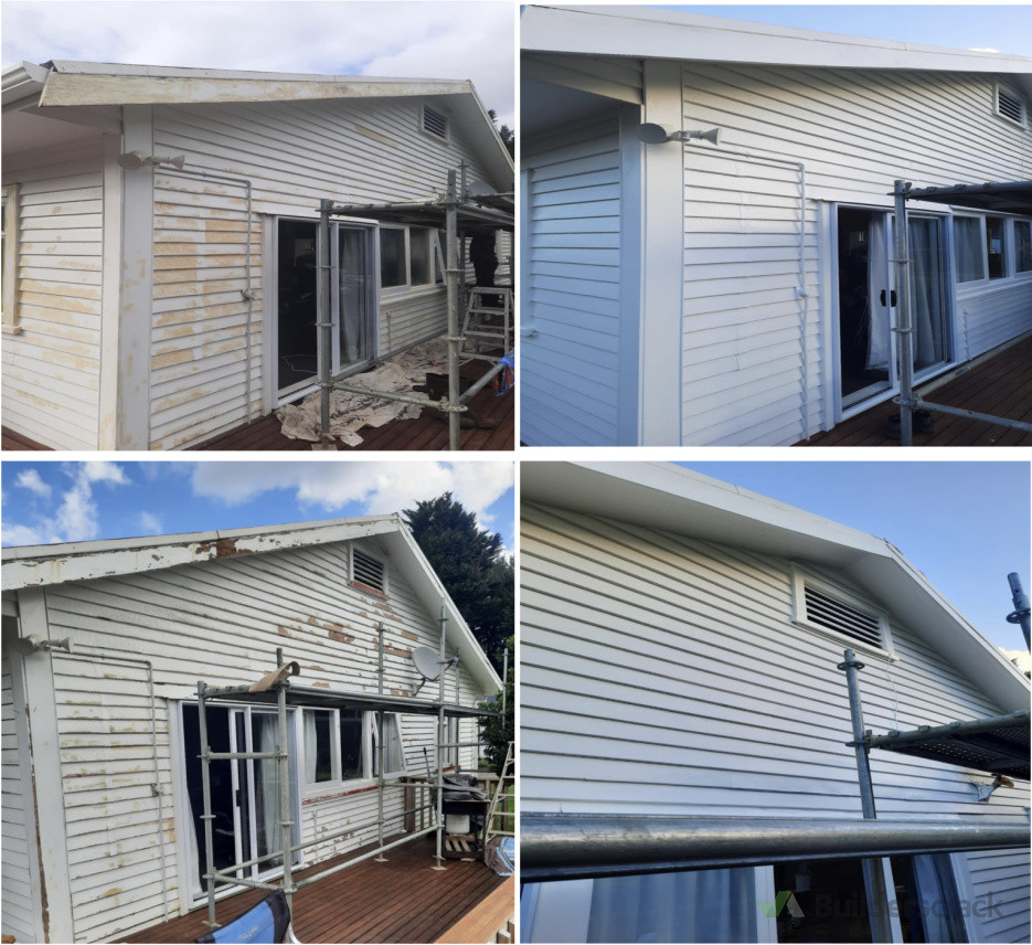 Exterior Before and After