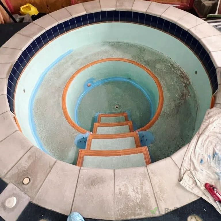 Before - Painting Swimming pool