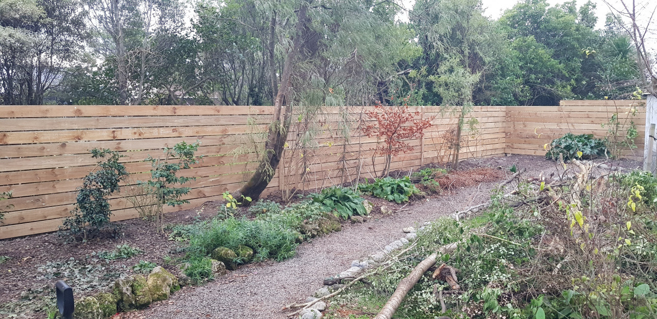 Fence for new subdivided section