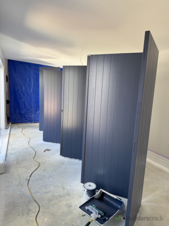 Internal door being painted