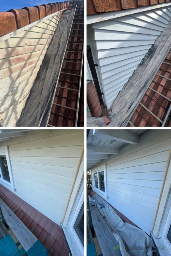 Full exterior paint on a two-storey weatherboard home on Remuera