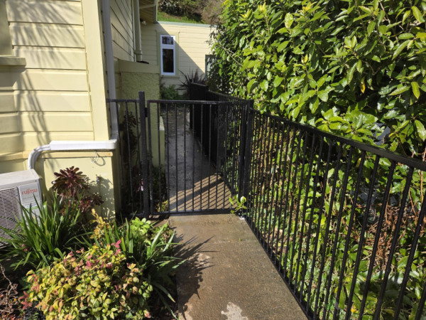 New pool fence installed