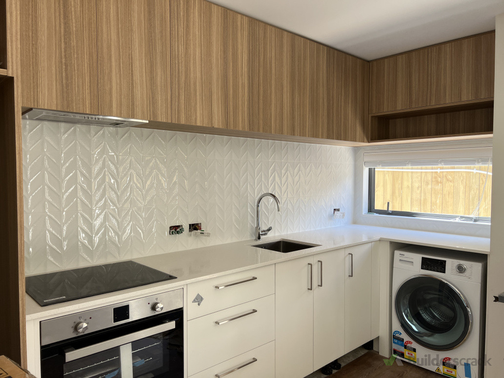 Pattern kitchen splashback
