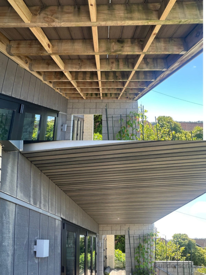 Replaced old ceiling cladding with new panels