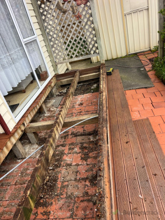Removed half of the deck