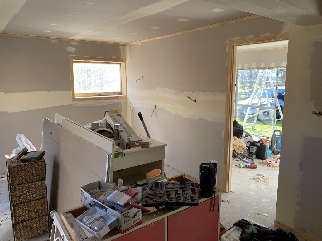 Recently completed basement conversion