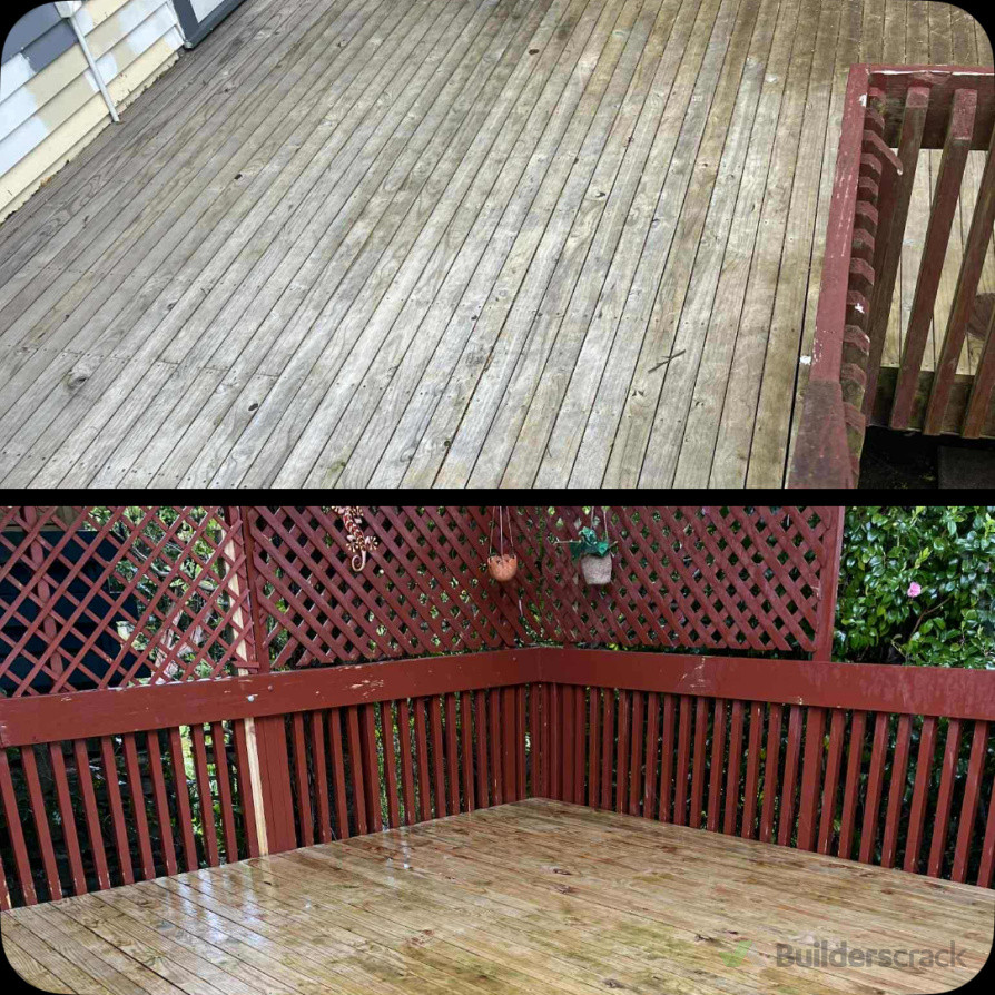 Before/after exterior clean