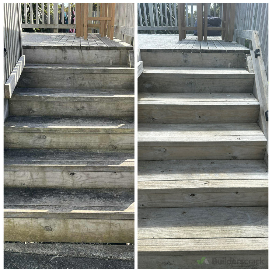 Before/after exterior clean