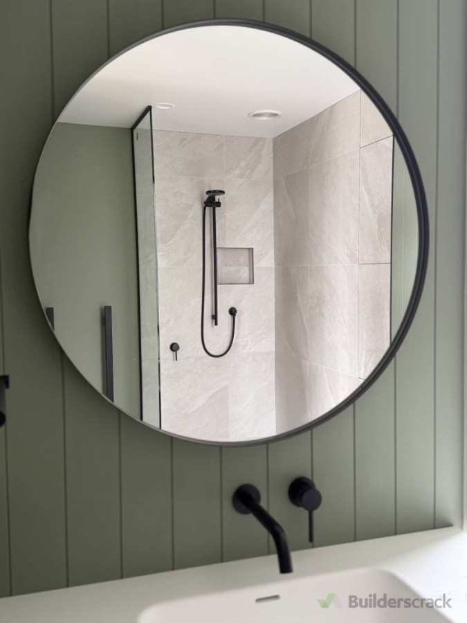 Architectural New Build - finished bathroom